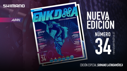 Nueva edición de la revista de ciclismo en Chile Enkdna, con la participación de Shimano en latinoamérica